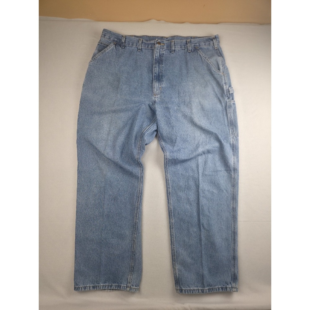Carhartt B13 STW Mens Jeans 44x32 Original Dungaree Fit Carpenter Workwear